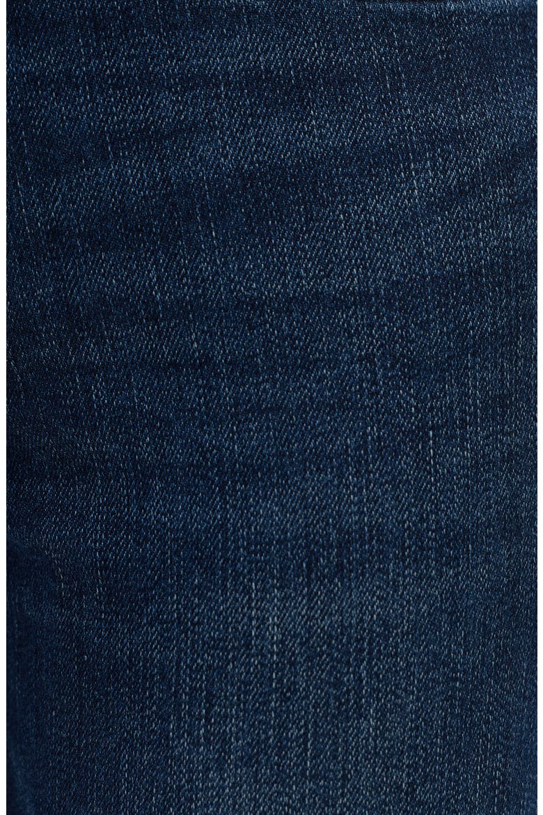 Mid Rise Slim Straight Leg Jeans, Alternate, color, DARK BLUE