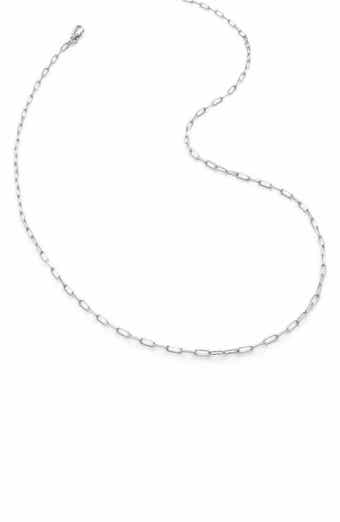 Monica Vinader Paper Clip Chain Necklace