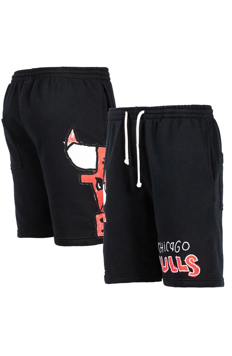 AFTER SCHOOL SPECIAL Men's After School Special Black Chicago Bulls Shorts, Main, color, 