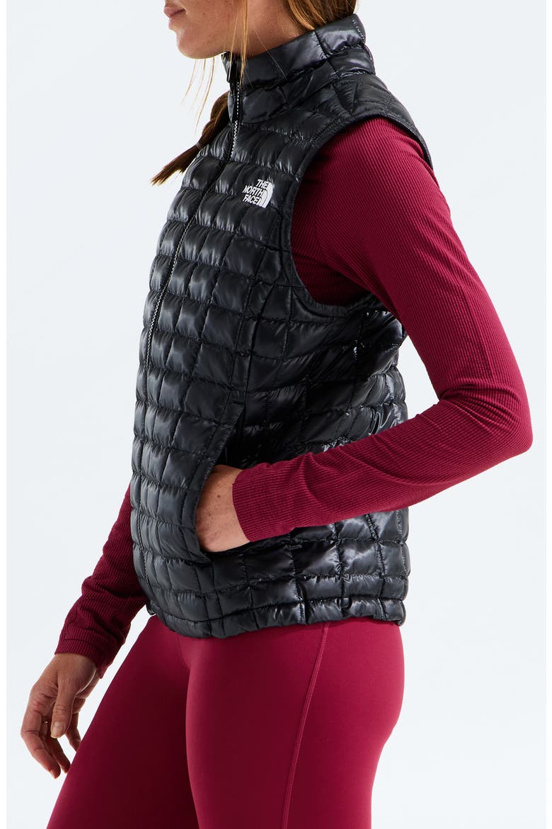 Thermoball Windproof Water Repellent Packable Quilted Vest, Alternate, color, TNF BLACK/ TNF BLACK