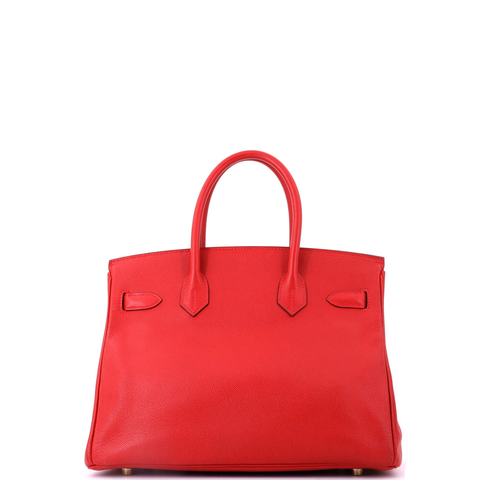Pre-Owned Hermes Birkin Handbag Red Epsom with Gold Hardware 30, Alternate, color, Rouge Casaque