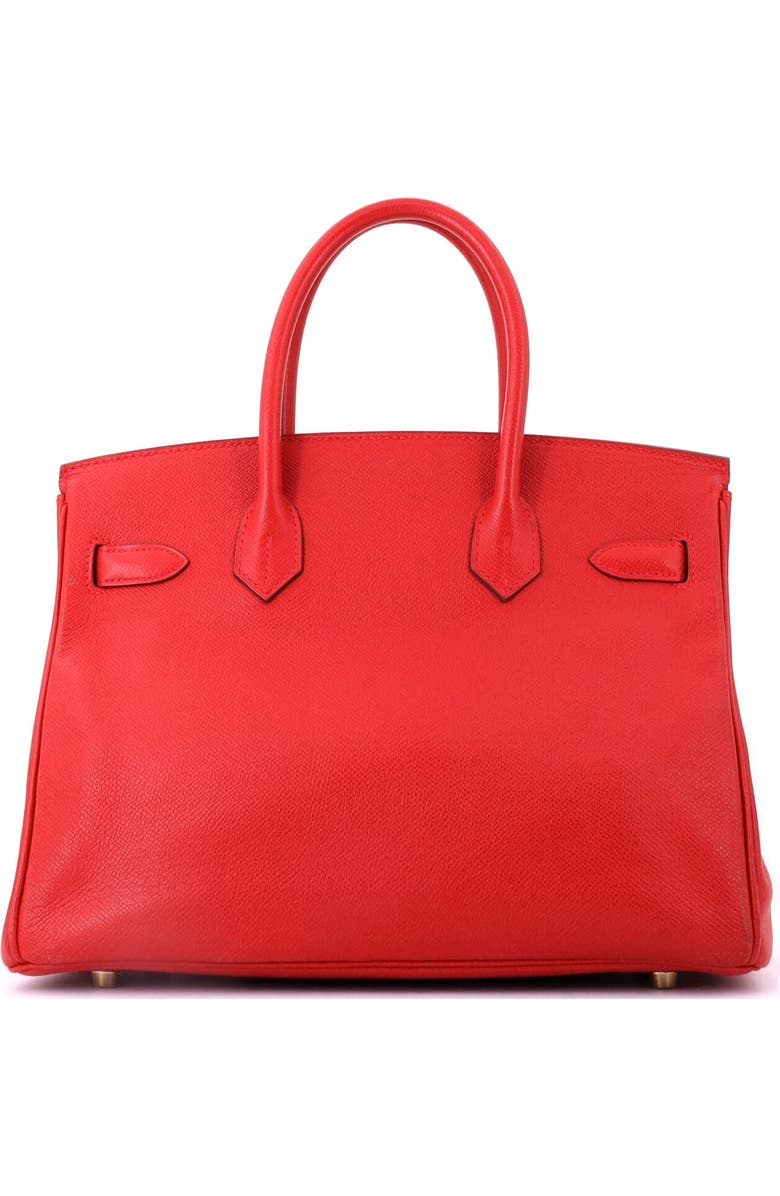 Pre-Owned Hermes Birkin Handbag Red Epsom with Gold Hardware 30, Alternate, color, Rouge Casaque
