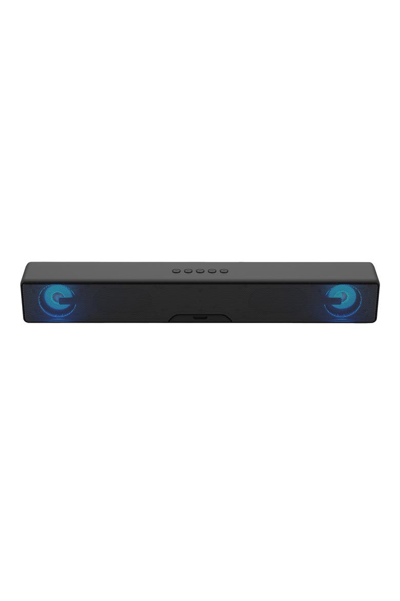 Portable 2.0 Channel Bluetooth Soundbar, Main, color, Black