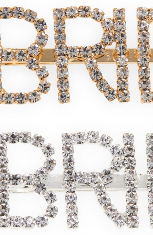 Tasha 2-pack Crystal Embellished Bride Bobby Pins