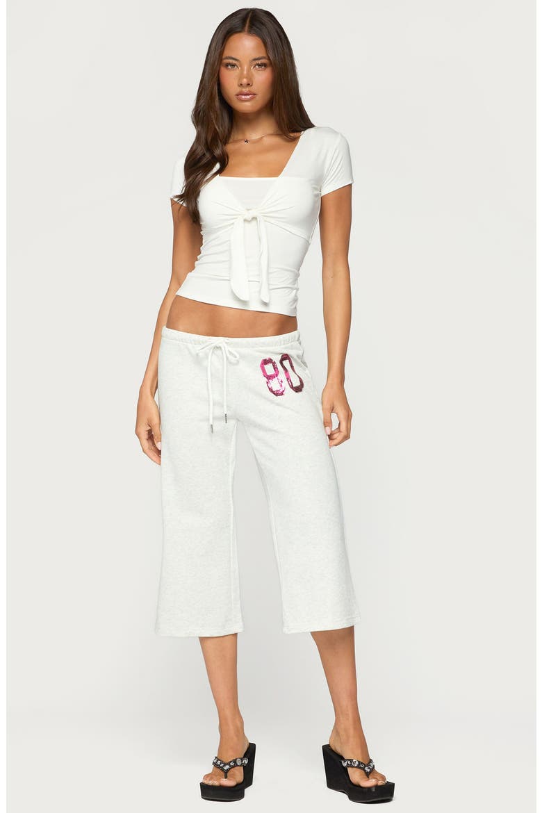 Numeric Sequin Capri Sweatpants, Alternate, color, LIGHT-GRAY-MELANGE