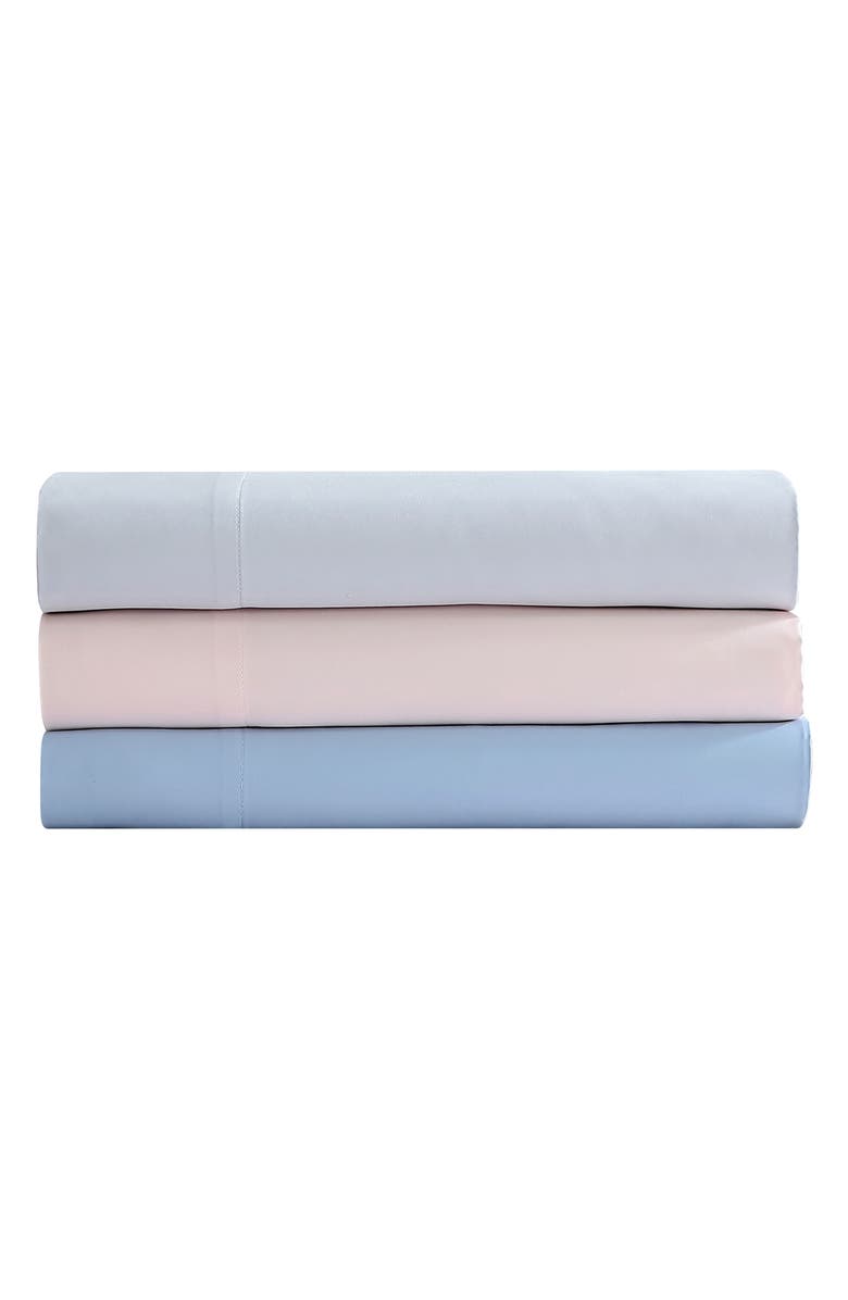 Laura Ashley Solid Pink Sheet Set, Alternate, color, Delicate Pink