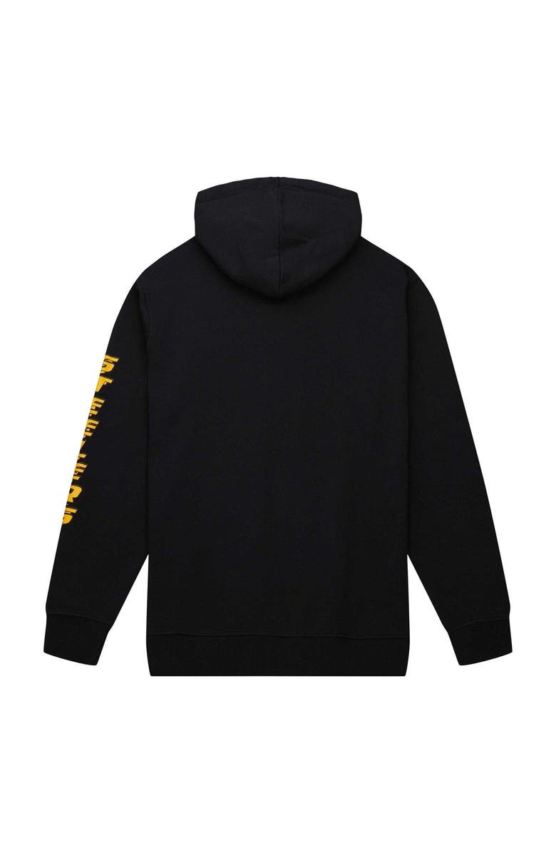 Mitchell & Ness Men's Mitchell & Ness Black Pittsburgh Steelers Gridiron Classics Big Face 7.0 Pullover Hoodie, Alternate, color, Black