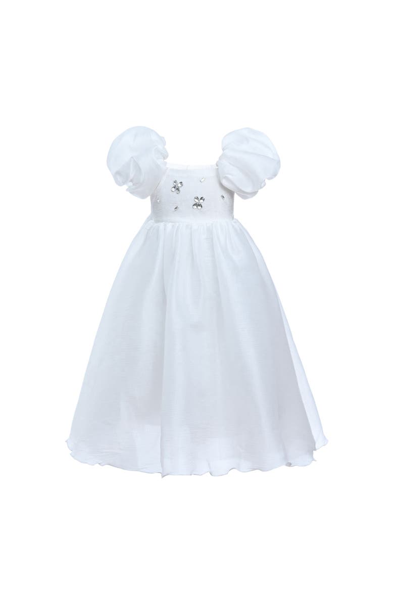 Tulleen Janelle Dress, Main, color, White