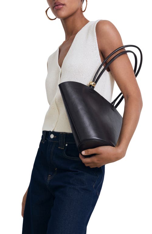 Mango Open Knit Sweater Vest In White