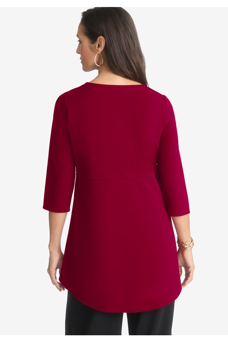 High Low Buckle Tunic, Alternate, color, IVORY