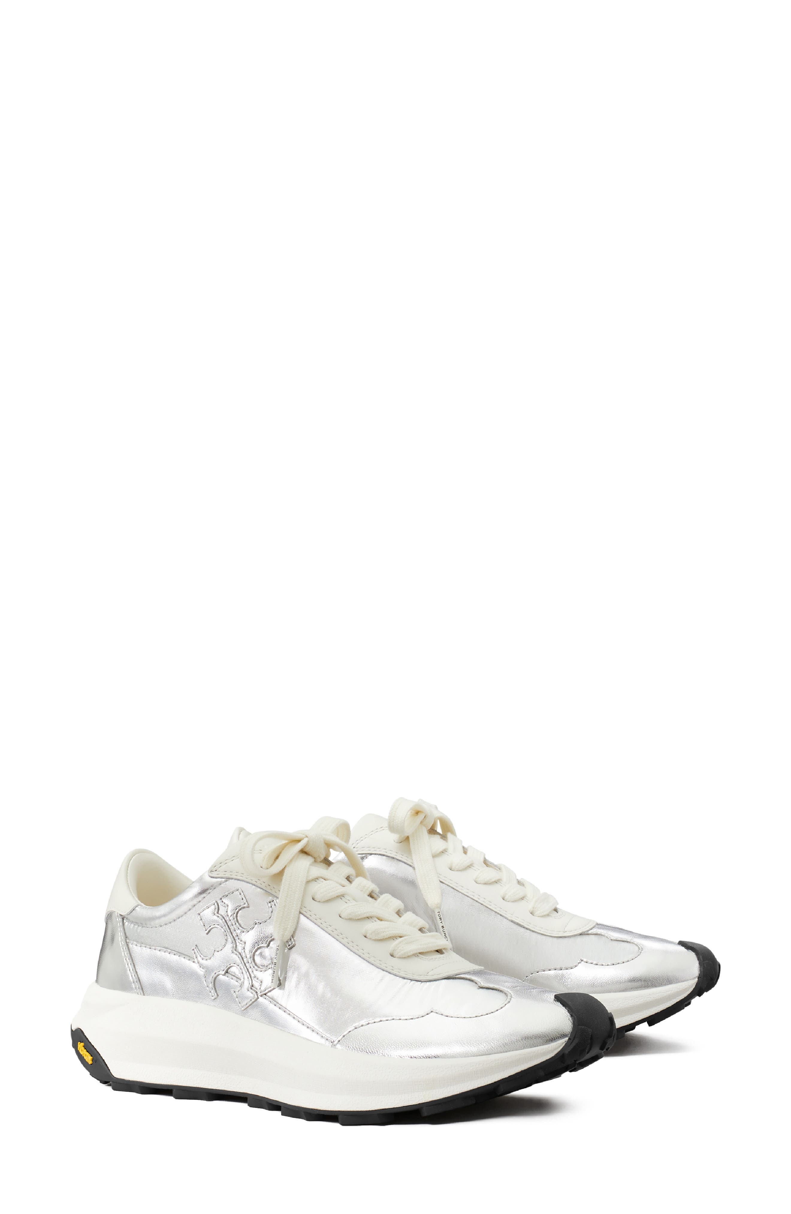 Tory Sneaker, Main, color, METALLIC SILVER/ SILV