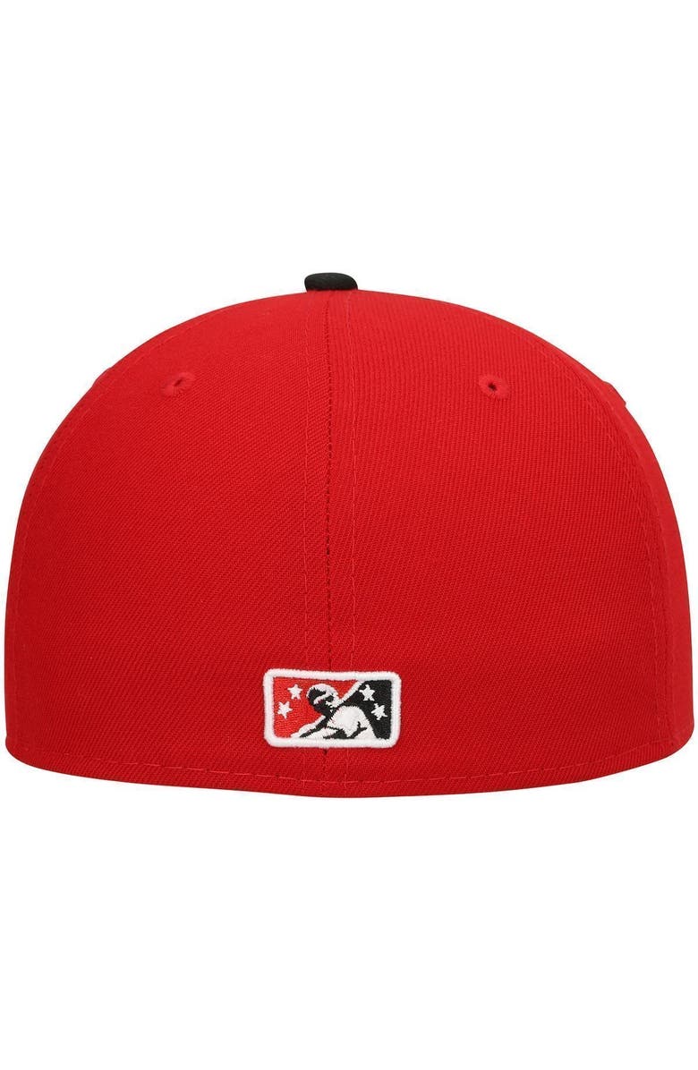 New Era Men's New Era Red Arkansas Travelers Authentic Collection Team Alternate 59FIFTY Fitted Hat, Alternate, color, 