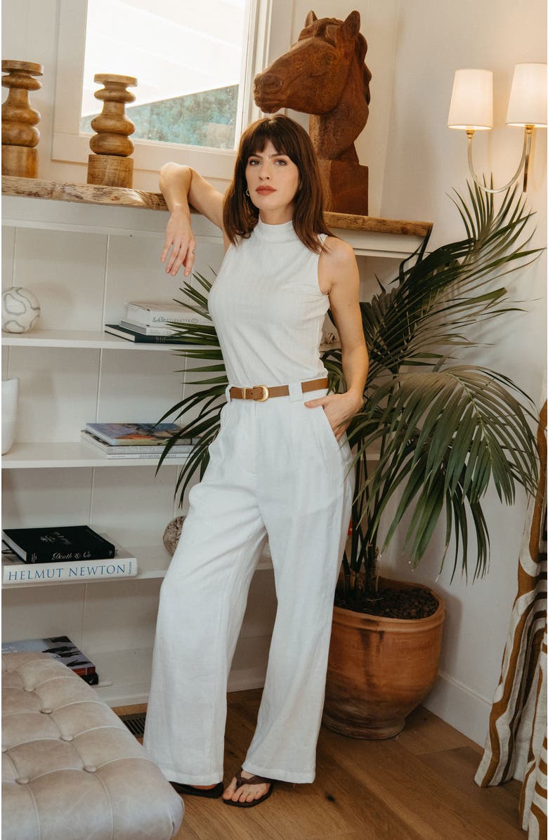 Whimsy + Row Leanna Pants, Alternate, color, White