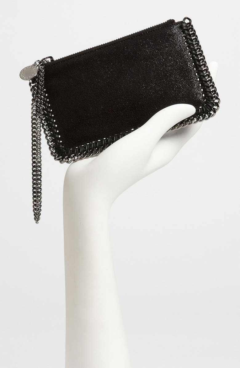 Stella McCartney 'Falabella' Shaggy Deer Wristlet, Alternate, color,