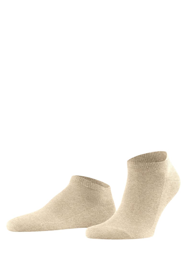 Family Sustainable Cotton Sneaker Socks, Main, color, Sand Melange