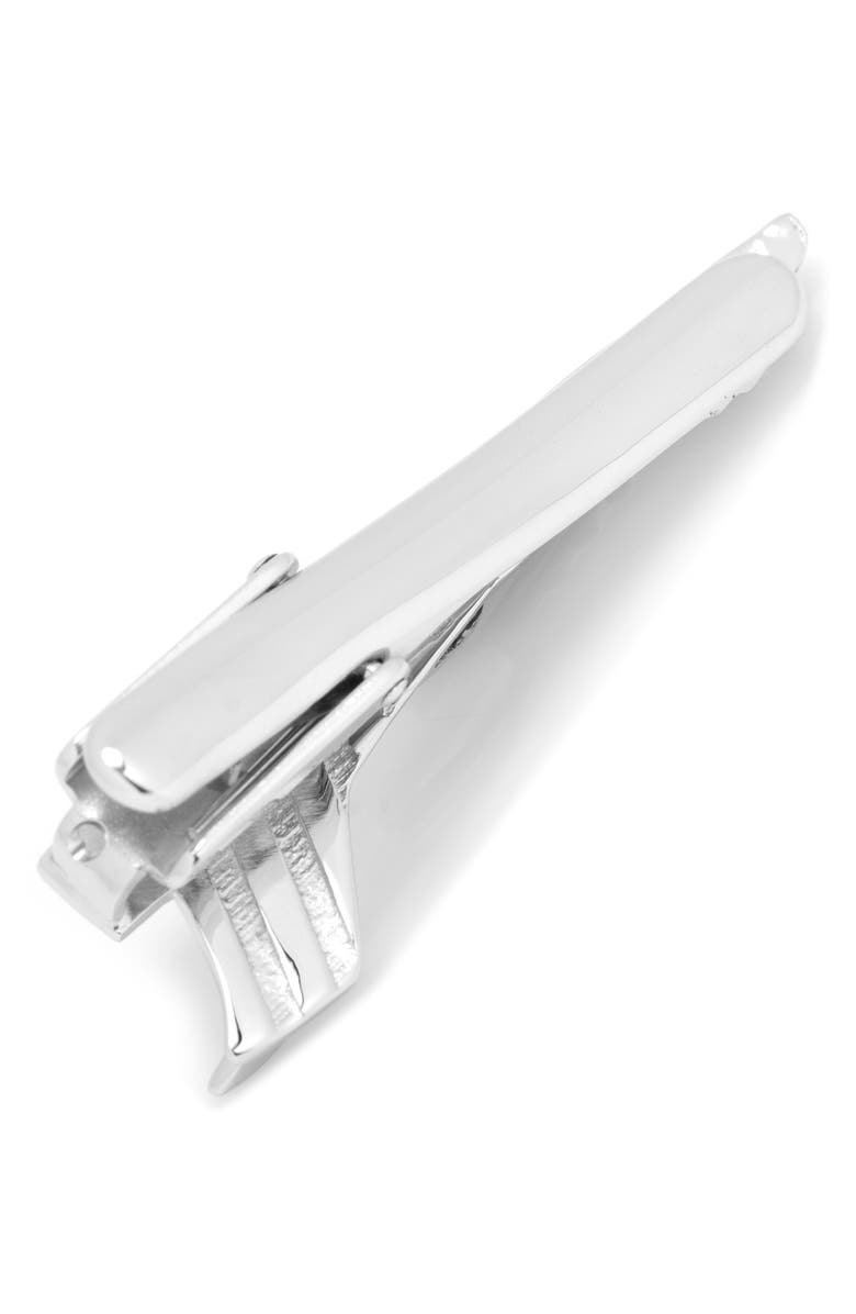 Cufflinks, Inc. 3D Airplane Tie Clip, Alternate, color, Silver