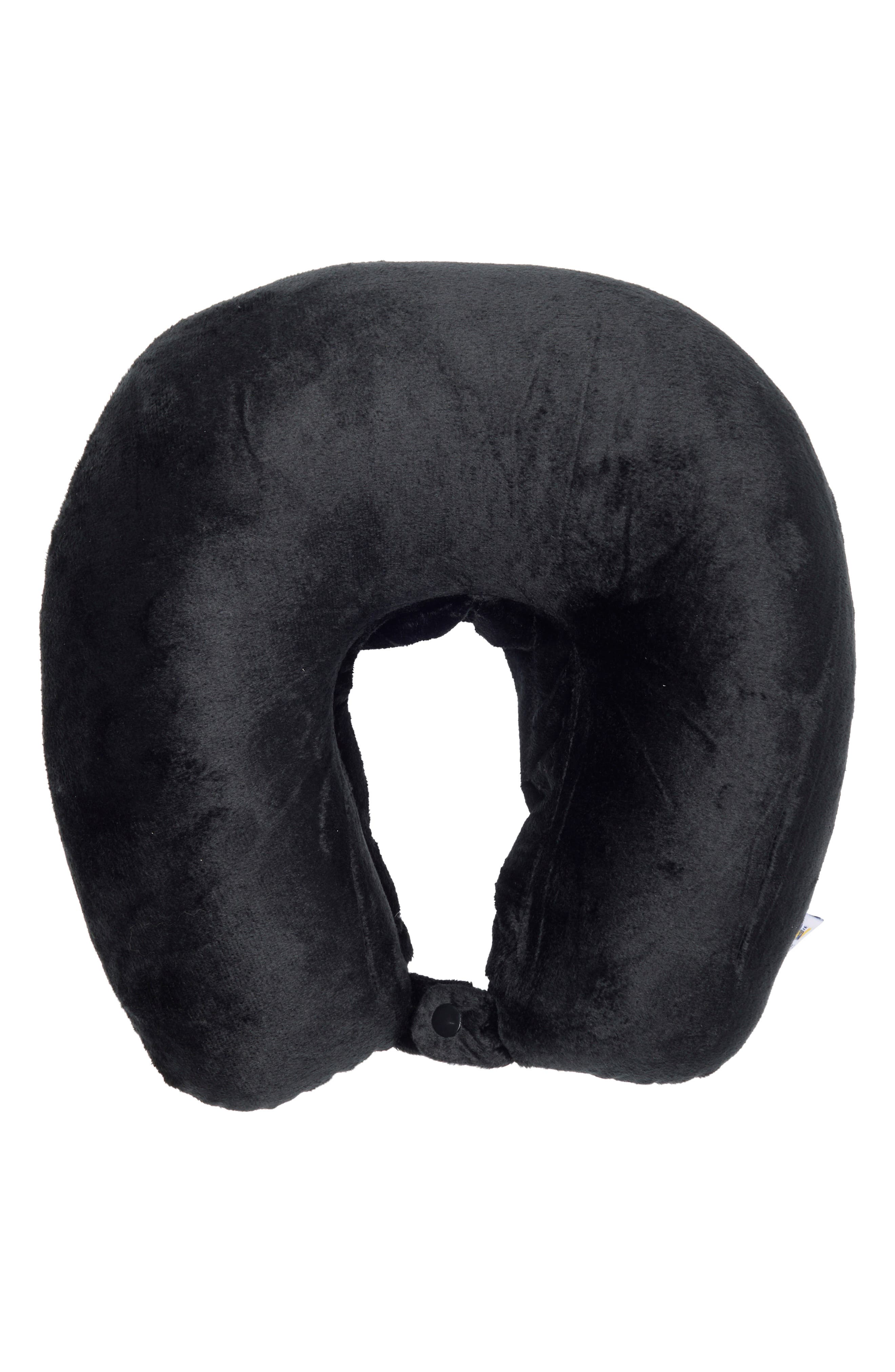 Wolf Essentials Hooded Neck Pillow, Alternate, color, Black Charcoal