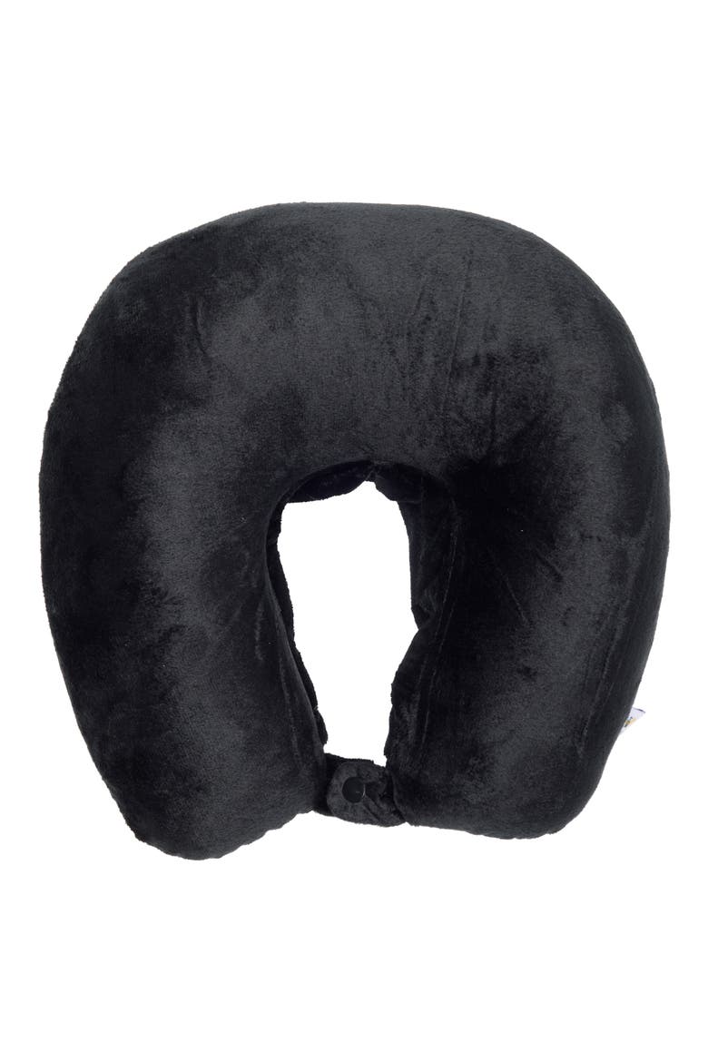 Hooded Neck Pillow, Alternate, color, BLACK CHARCOAL