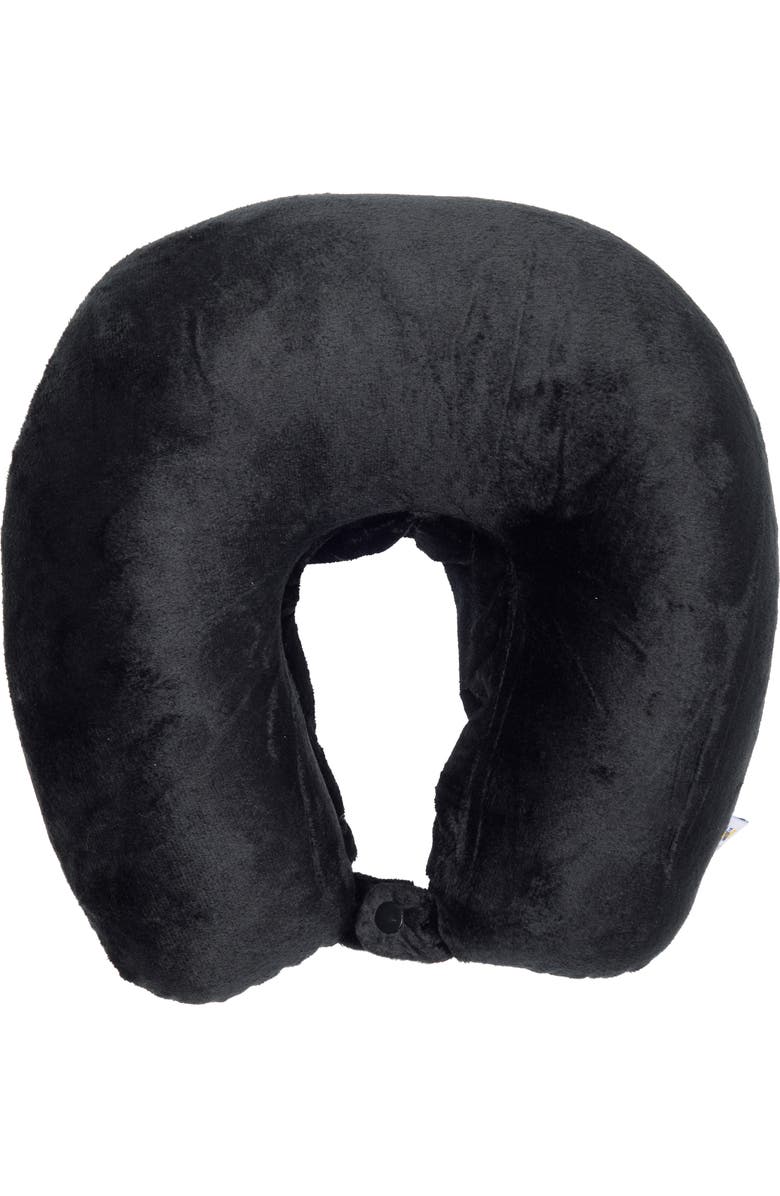 Wolf Essentials Hooded Neck Pillow, Alternate, color, Black Charcoal