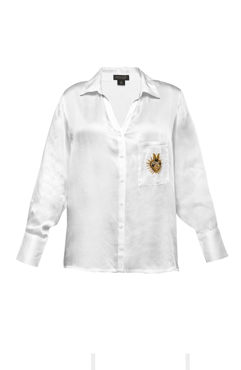 AS by DF Corazon Blouse, Alternate, color, White