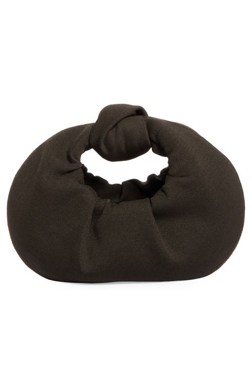 Gia Studios Mini Croissant Knit Bag In Black
