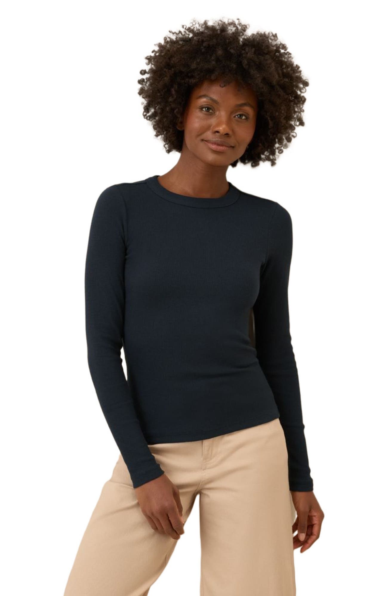 Perfect Rib Long Sleeve Tee - image 2