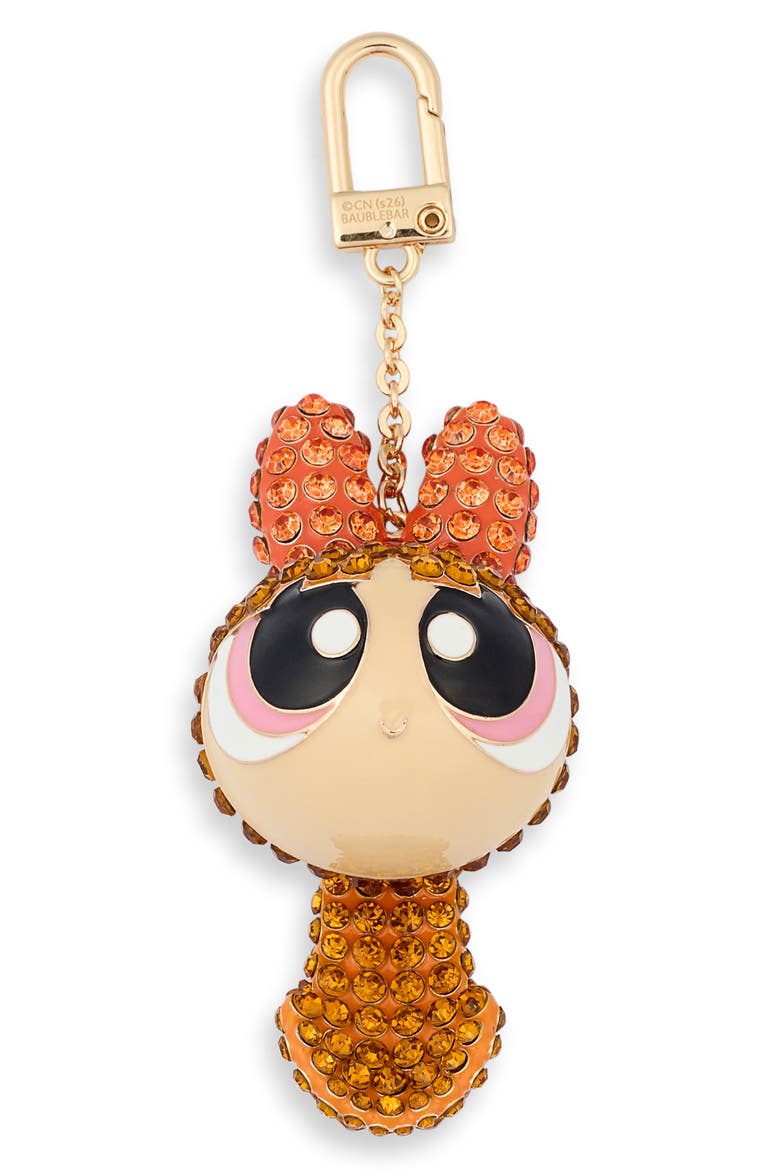 The Powerpuff Girls Blossom Bag Charm, Main, color, RED