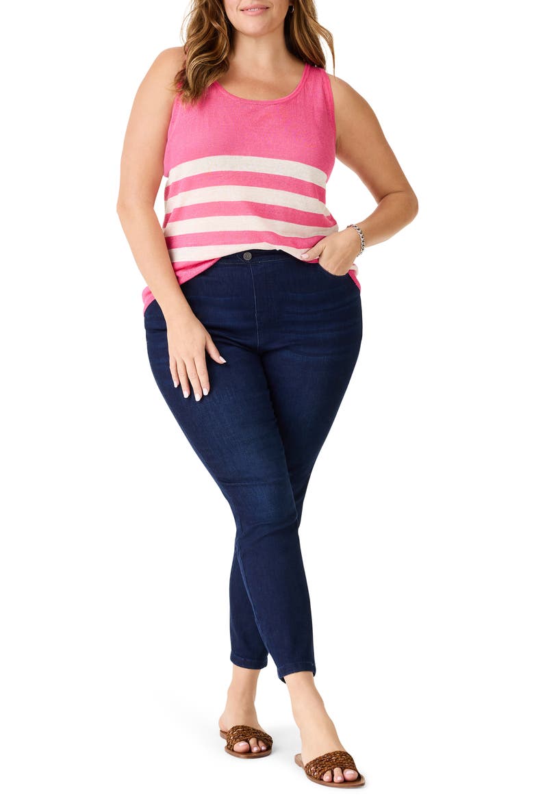 Stripe Featherweight Tank, Alternate, color, PINK MULTI