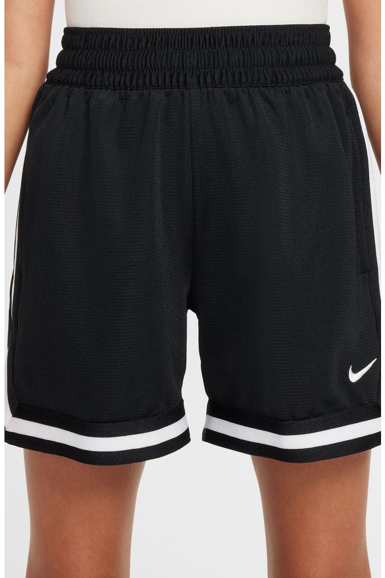 Kids' Dri-FIT DNA Athletic Shorts, Main, color, 010 BLACK/WHITE