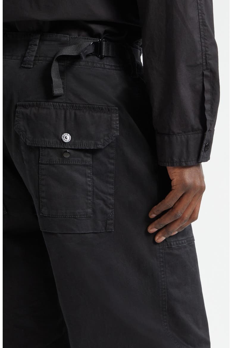 Stretch Cotton Joggers, Alternate, color, BLACK