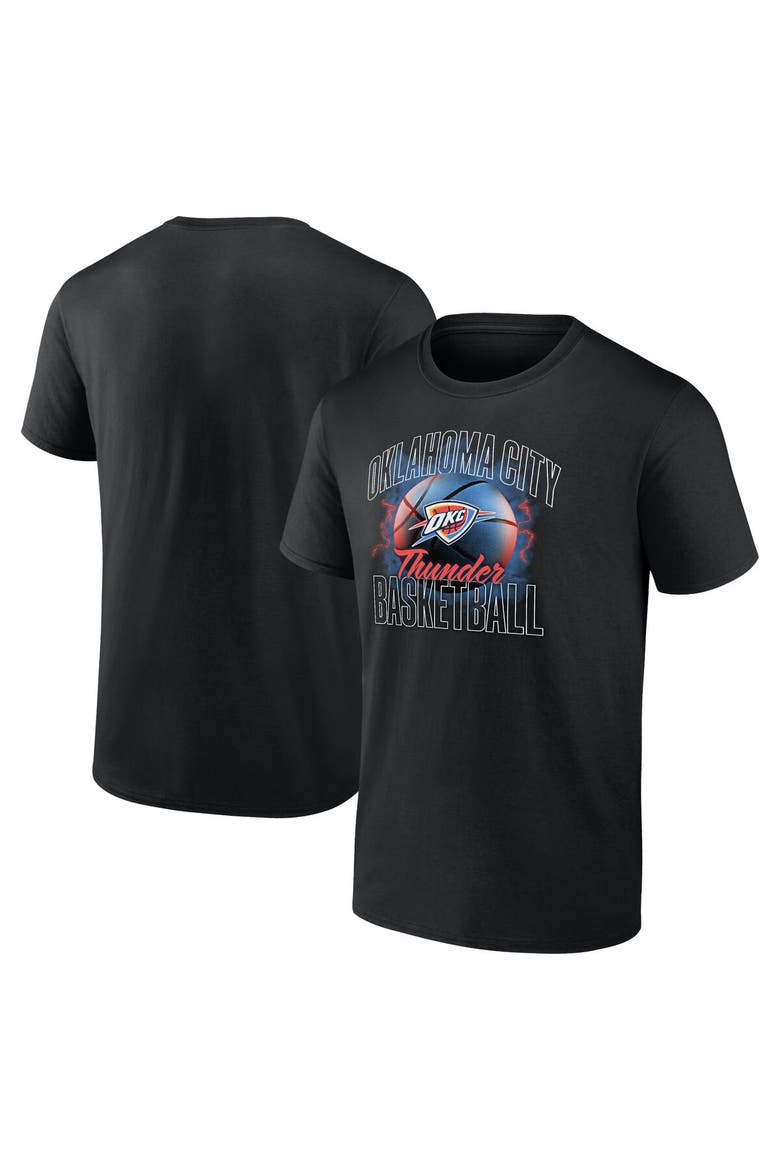 Men's Fanatics Branded Black Oklahoma City Thunder Match Up T-Shirt, Alternate, color, Black