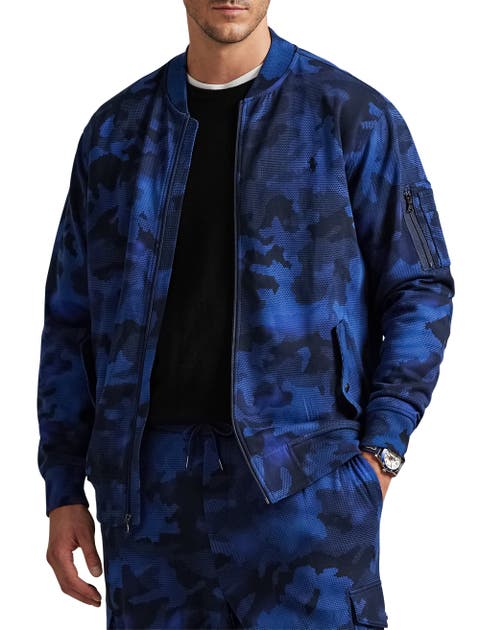 Big & Tall Double Knit Zip-Front Tech Sweatshirt