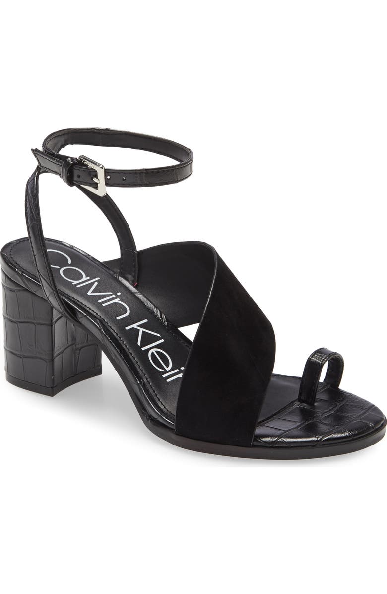 Calvin Klein Coleen Ankle Strap Sandal, Main, color,