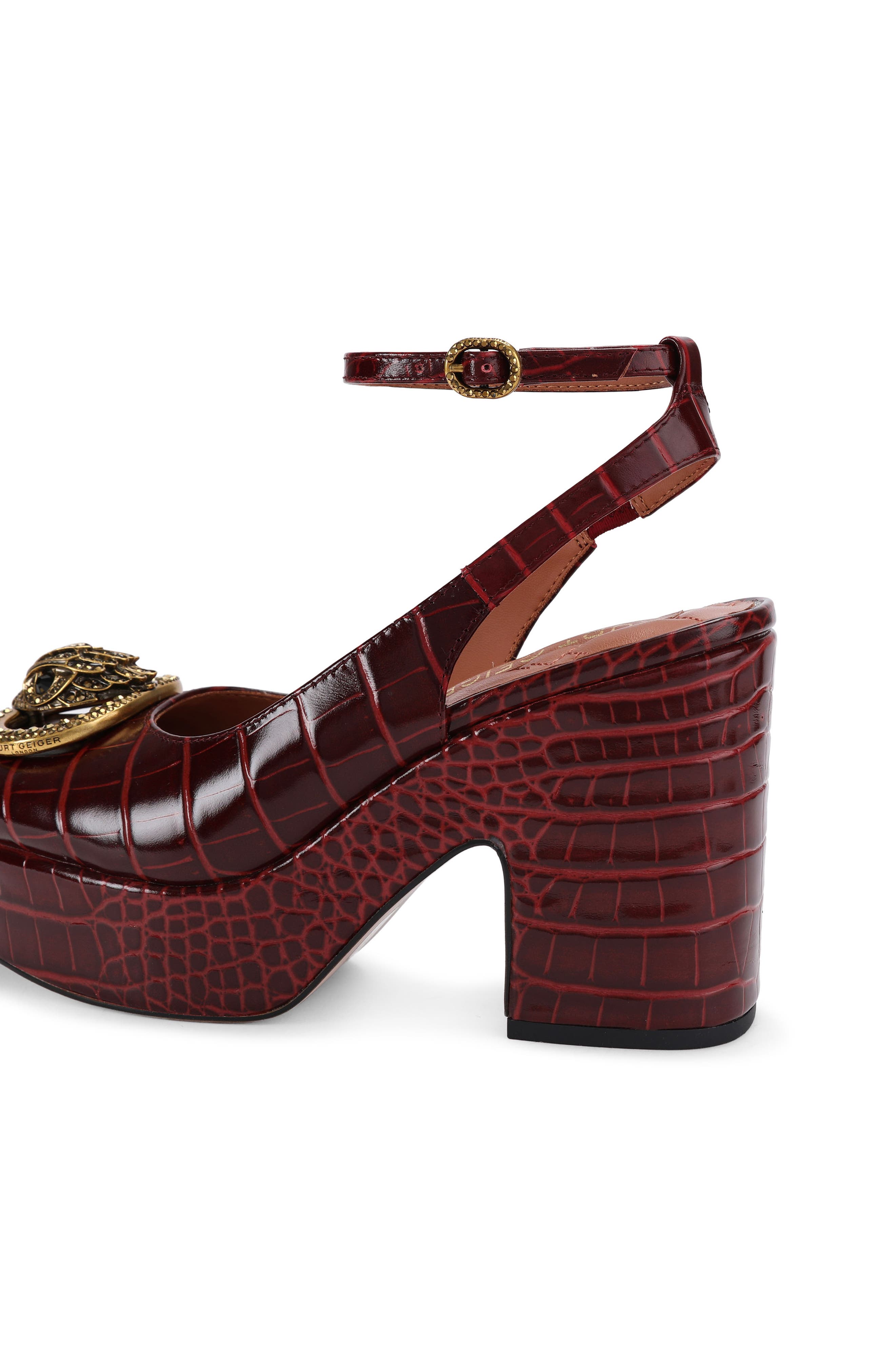 Chelsea Ankle Strap Platform Pump, Alternate, color, OPEN RED
