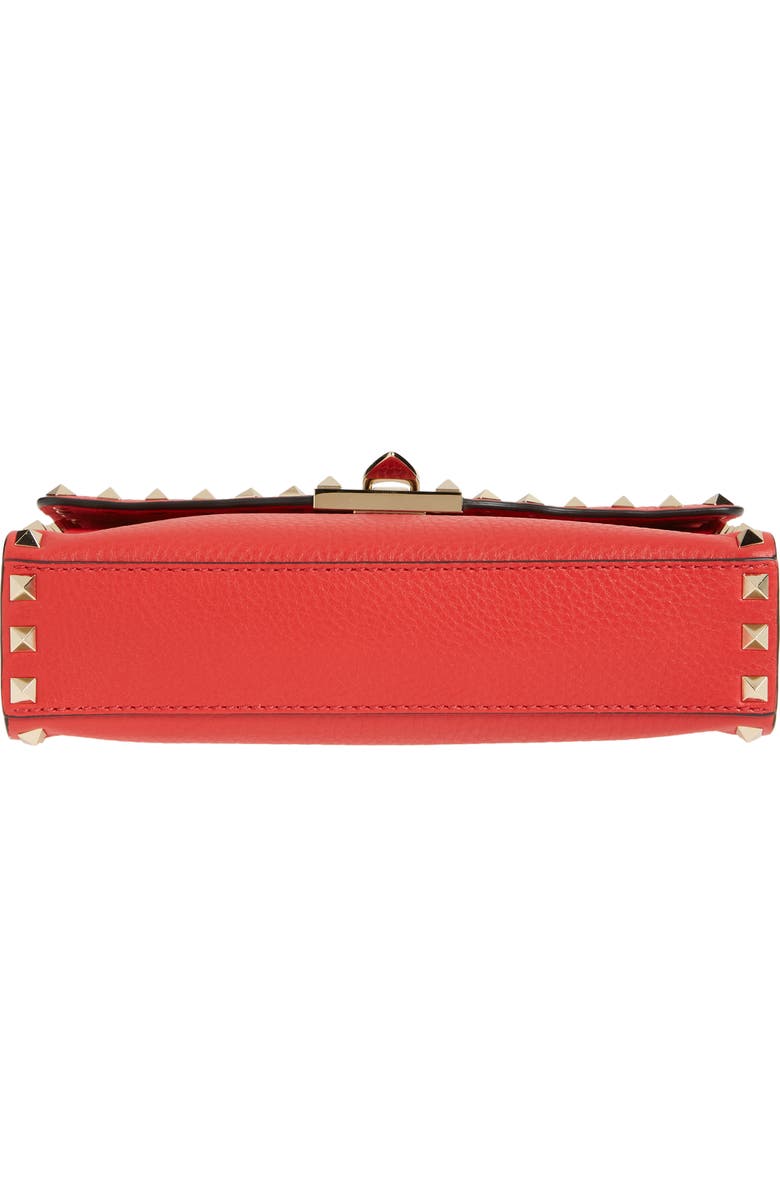 Valentino Garavani Small Rockstud Leather Shoulder Bag, Alternate, color,