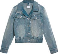 Desigual Embroidered Denim Trucker Jacket