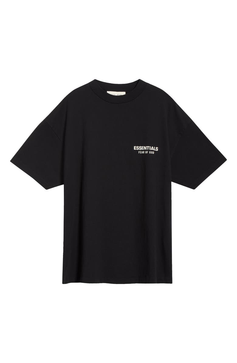 Fear of God Essentials Classic Fit Logo Graphic T-Shirt, Main, color, Vintage Black