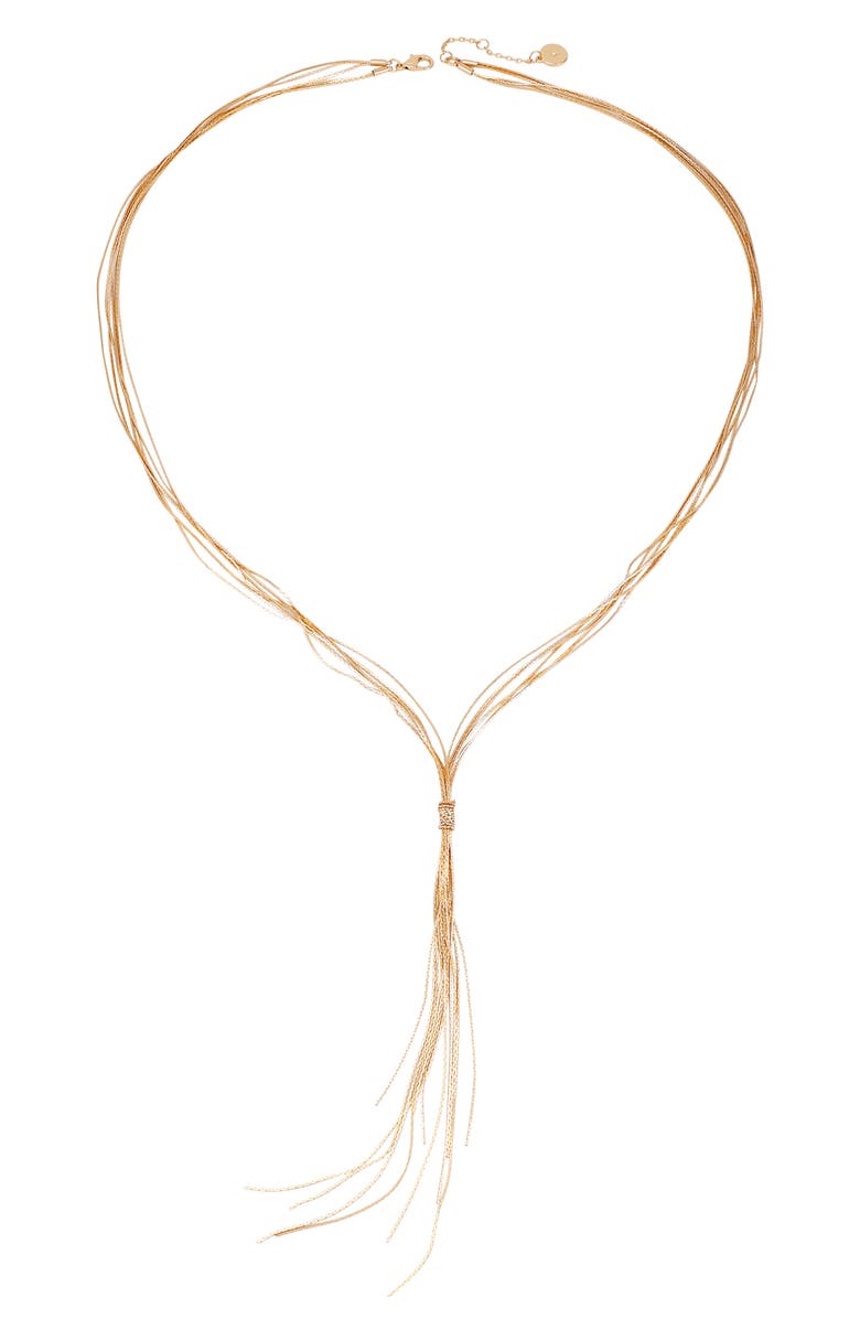 Vince Camuto Layered Chain Y-Necklace, Main, color,