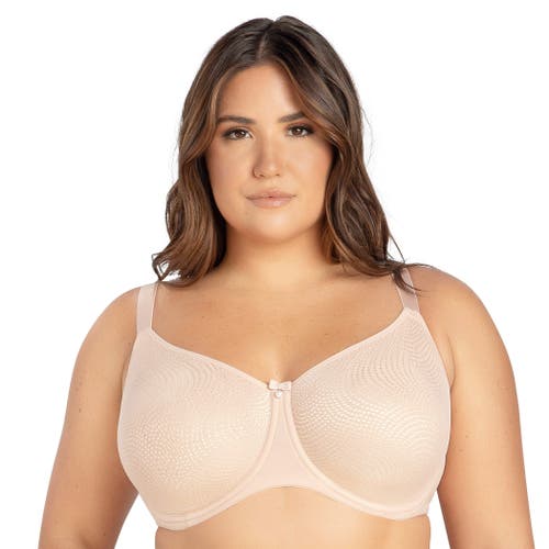 Shop Parfait Pearl Non-padded Seamless Minimizer Bra In Cameo Rose