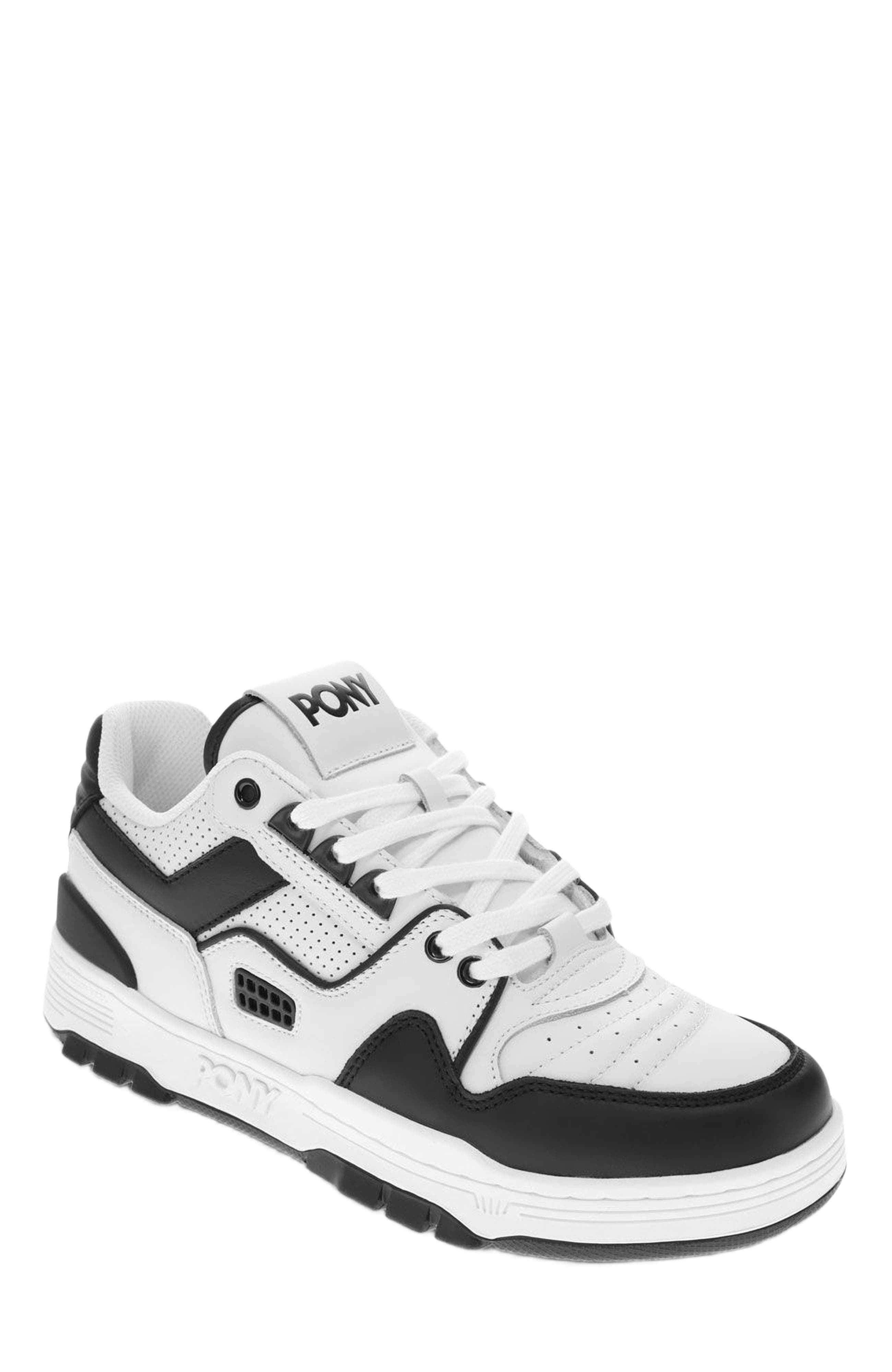 M100 Low Sneakers, Main, color, White/Black