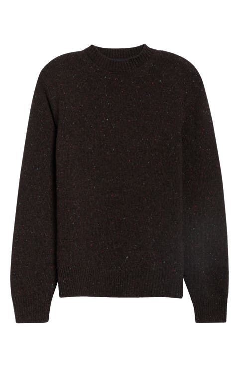 Donegal Merino Wool, Cashmere & Silk Crewneck Sweater