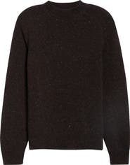 Drake's Donegal Merino Wool, Cashmere & Silk Crewneck Sweater