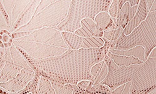 B.tempt'd By Wacoal Feeling Famous Underwire Balconette Bra In Rose Smoke/white