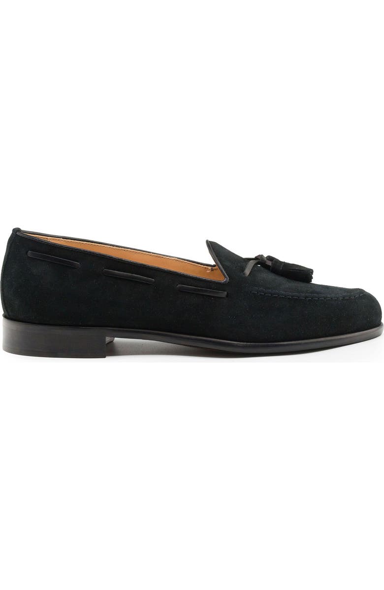 Zelli Italia Franco Tassel Loafer, Alternate, color, Black