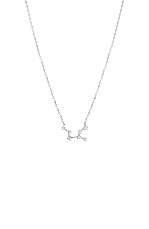 14k Gold Constellation Zodiac Necklace, 12 Zodiac Constellation Gift Idea