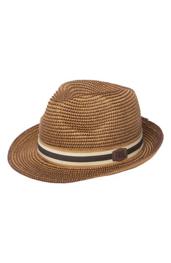 San Diego Hat Stingy Brim Fedora In Brown