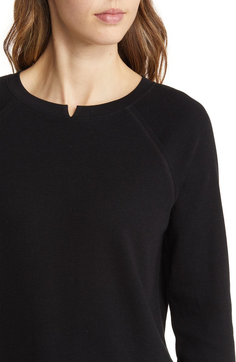 Caslon<sup>®</sup> Split Neck Thermal Top, Alternate, color, 