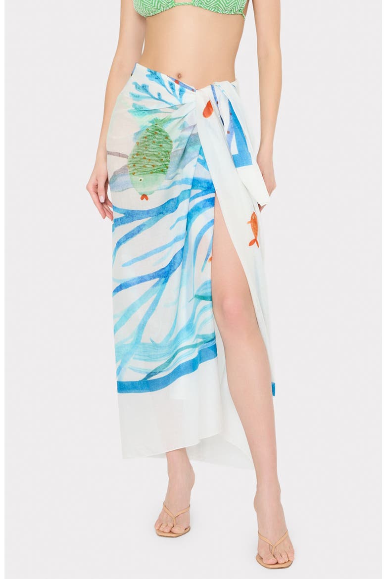 Under the Ocean Cover-Up Sarong, Main, color, BLUE MULTI