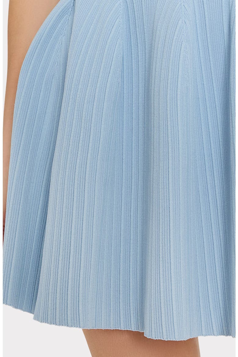 Marea Sleeveless Fit & Flare Sweater Dress, Alternate, color, LIGHT BLUE