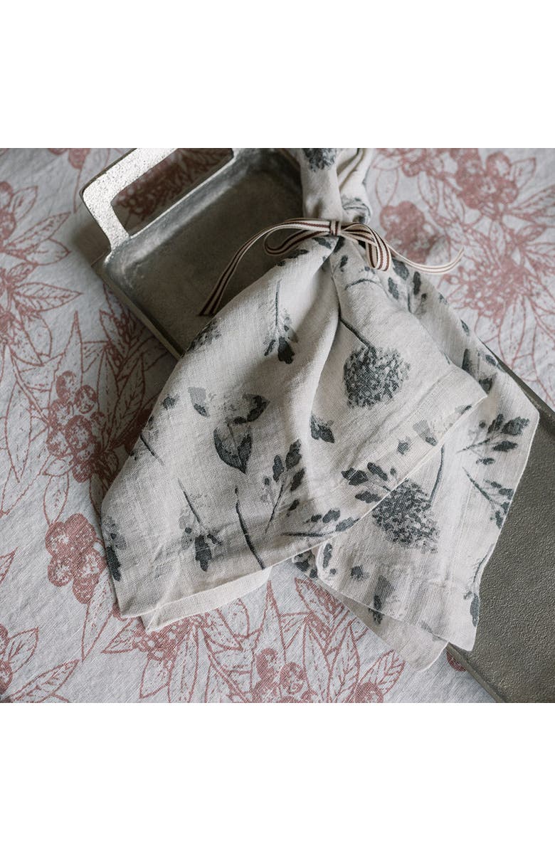 CG Hunter Floral Napkins, Alternate, color, Ivory